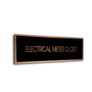 Black Copper Blank sign