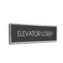 Sliver Grey Blank sign