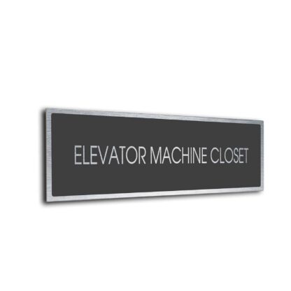 Sliver Grey Blank sign