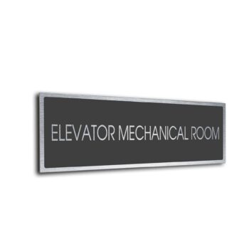 Sliver Grey Blank sign