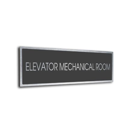 Sliver Grey Blank sign