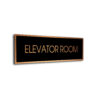 Black Copper Blank sign