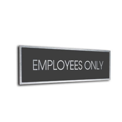 Sliver Grey Blank sign