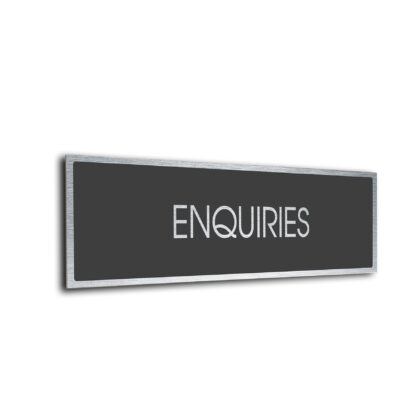 Sliver Grey Blank sign