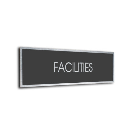 Sliver Grey Blank sign