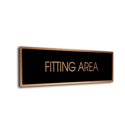 Black Copper Blank sign