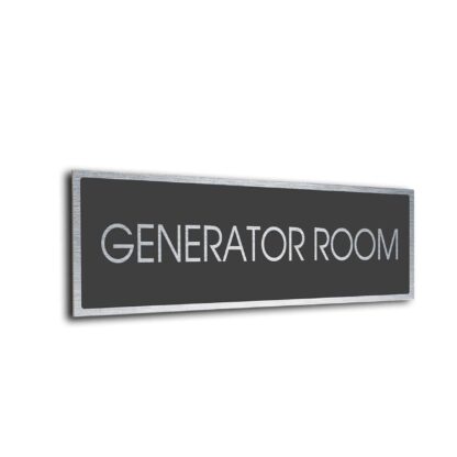 Sliver Grey Blank sign
