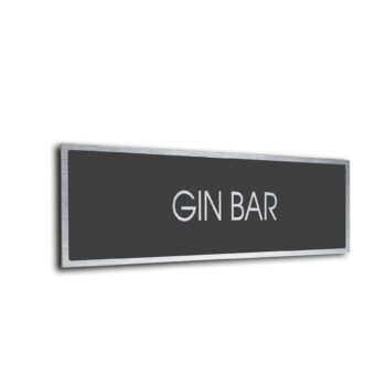 Sliver Grey Blank sign