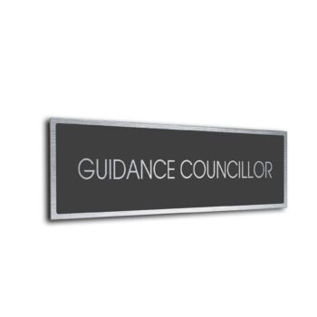 Sliver Grey Blank sign