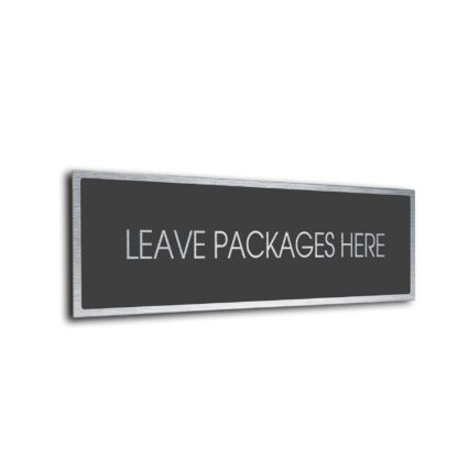 Sliver Grey Blank sign