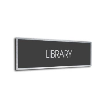 Sliver Grey Blank sign
