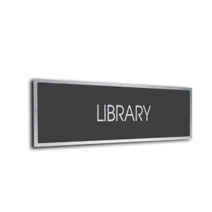 Sliver Grey Blank sign