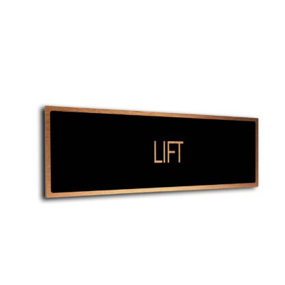 Black Copper Blank sign