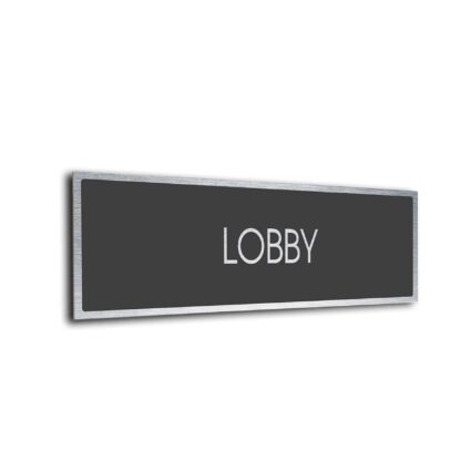 Sliver Grey Blank sign
