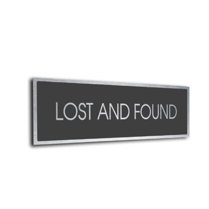 Sliver Grey Blank sign