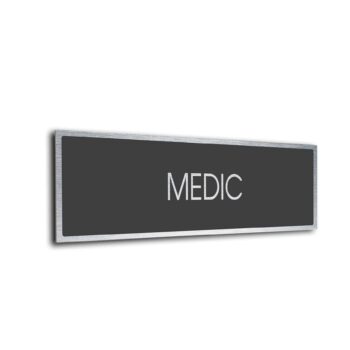 Sliver Grey Blank sign