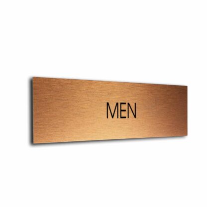 Copper Black Blank sign