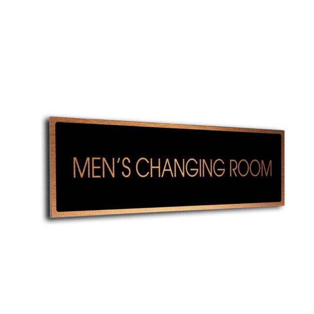 Blank Door Sign Black Copper Blank sign