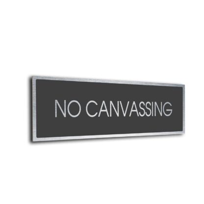 Sliver Grey Blank sign