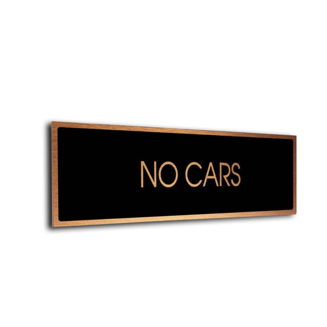 Blank Door Sign Black Copper Blank sign