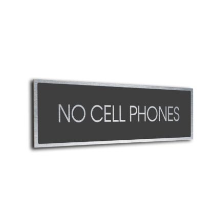 Sliver Grey Blank sign