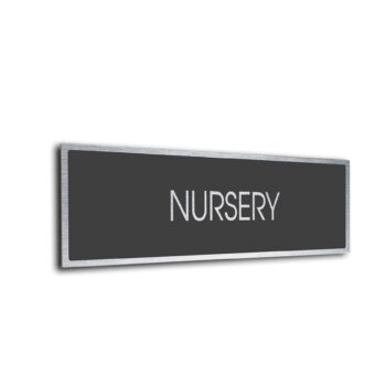 Sliver Grey Blank sign