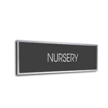 Sliver Grey Blank sign