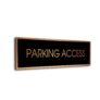 Black Copper Blank sign