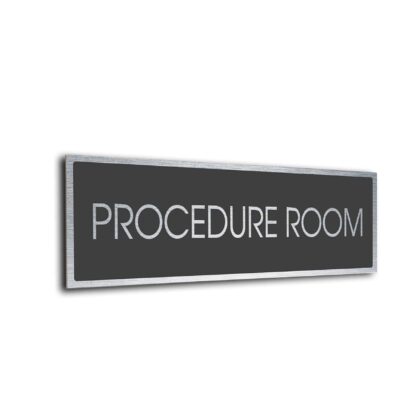 Sliver Grey Blank sign