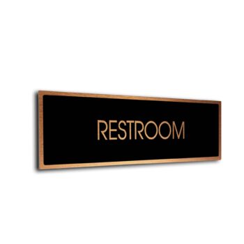 Black Copper Blank sign