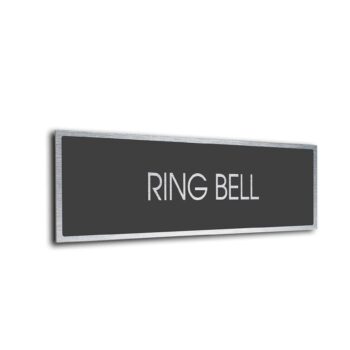 Sliver Grey Blank sign