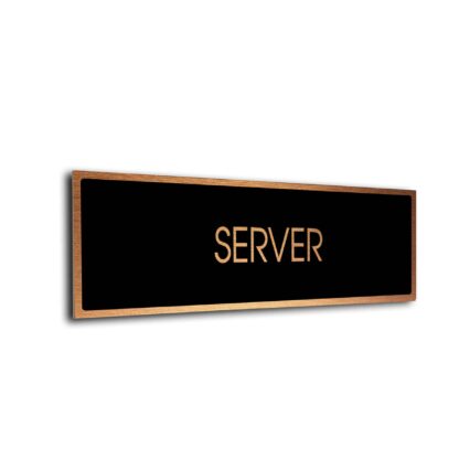 Black Copper Blank sign