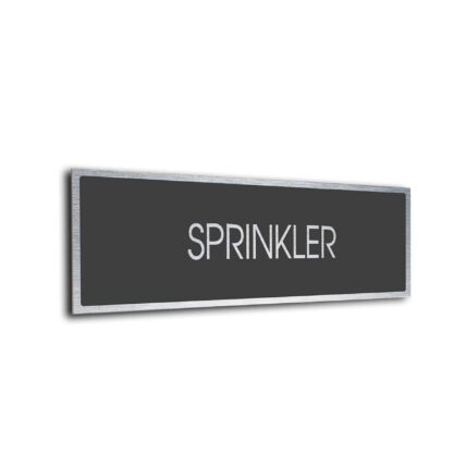 Sliver Grey Blank sign