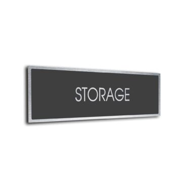 Sliver Grey Blank sign