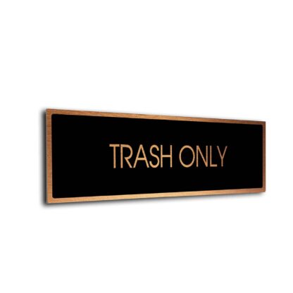 Black Copper Blank sign
