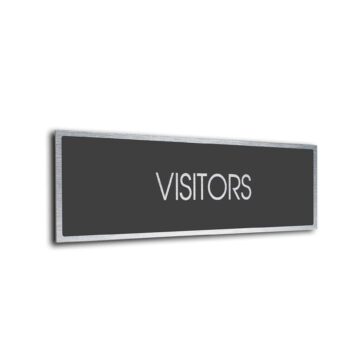 Sliver Grey Blank sign