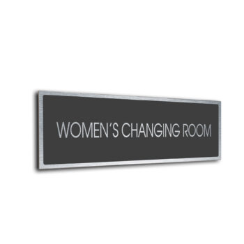Sliver Grey Blank sign