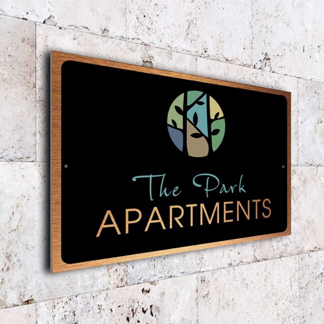 Apartment Sign APTBC250923 Custom Apartment Sign