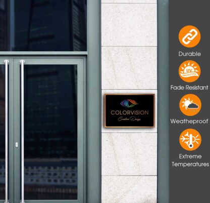 Business plaque Sign