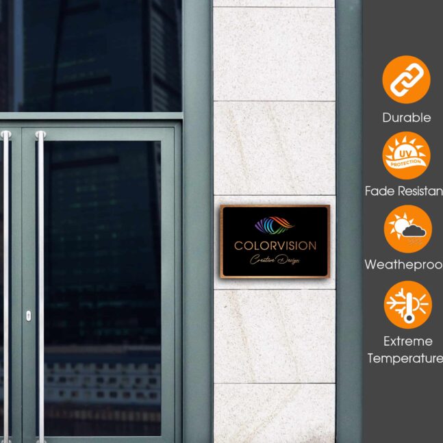 Business plaque Sign Business plaque Sign