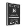 Company-Car Parking Only Sign