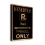 Dock Parking Only Sign