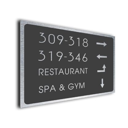 Hotel directory signs