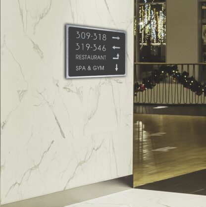 Hotel directory signs