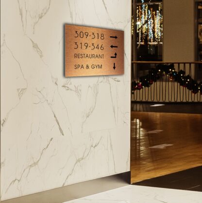 Personalized directory signs