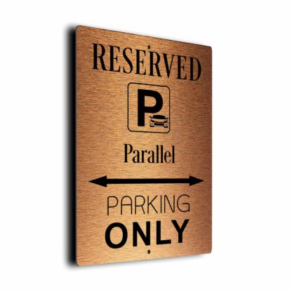 Parallel Parking Only Sign