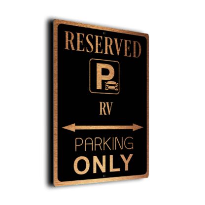 RV Parking Only Sign