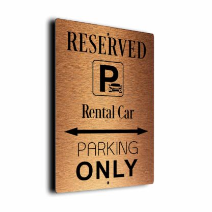Rental-Car Parking Only Sign