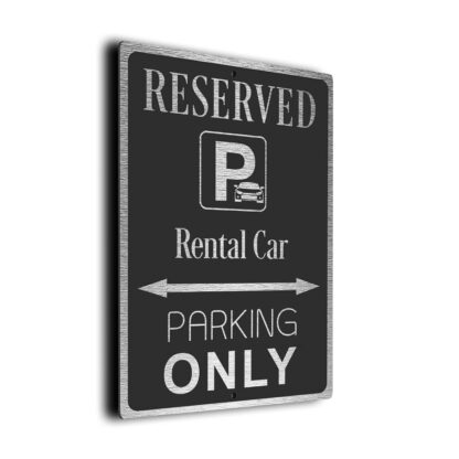 Rental-Car Parking Only Sign