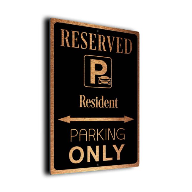 Resident Parking Only Sign
